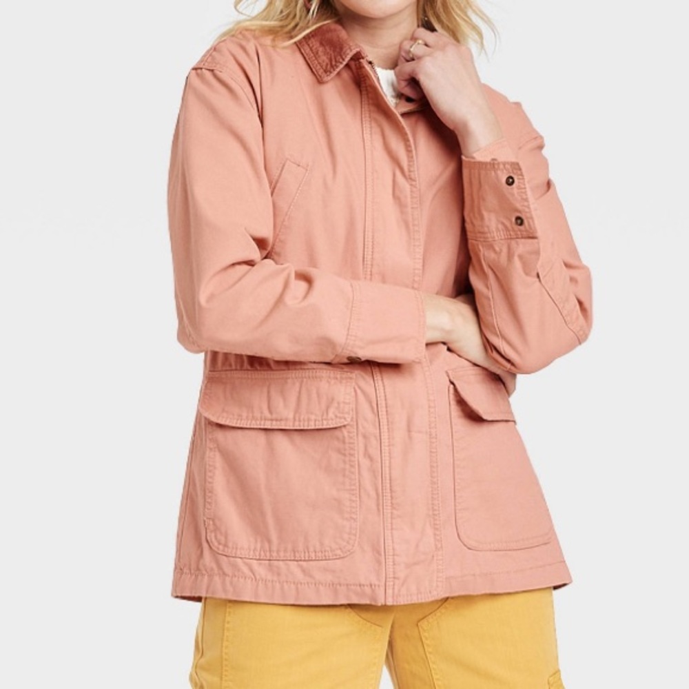 Women's Utility Anorak Jacket - Universal Thread™ Pink  [ S ].        NWT